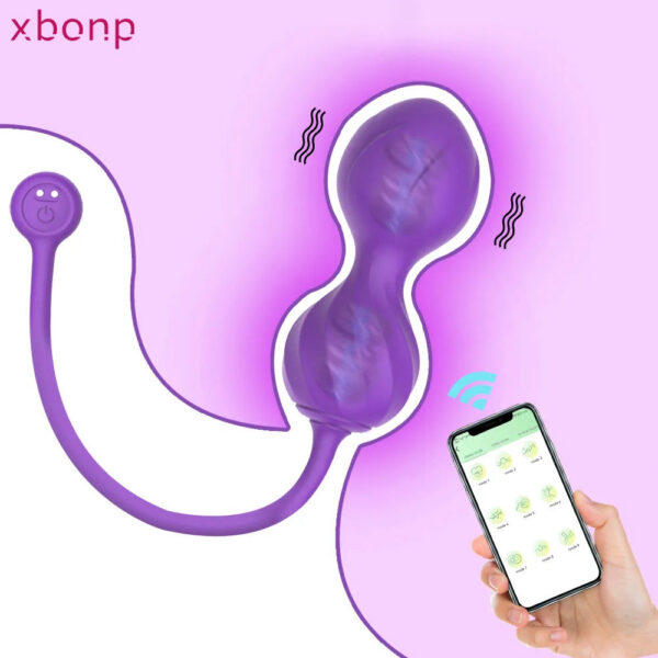 a4bf6077fb80c799 APP Control Love Egg Jump Vibrators for Women Clitoris Simulator Vibrator Female Vaginal Balls Masturbator Sex Toys for Adults