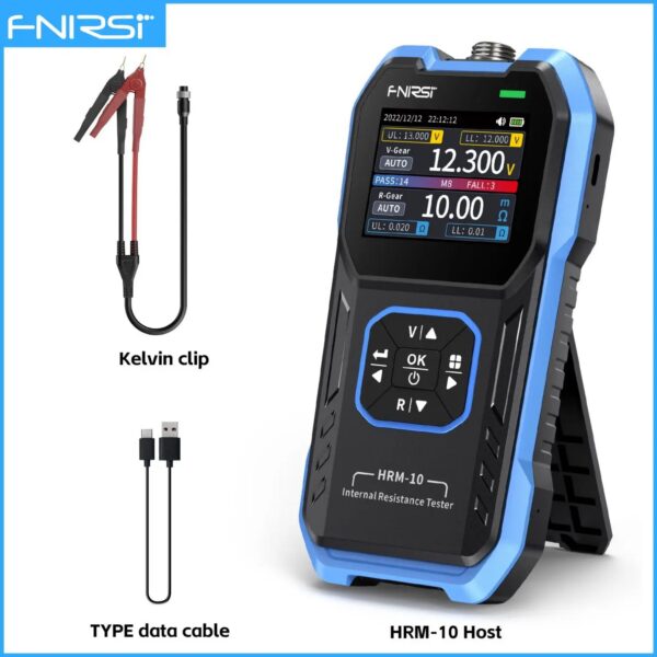 a4ccee99d1cfbd88 FNIRSI HRM-10 Battery Voltage Internal Resistance Tester 18650 High-precision AC Acid Lithium Lead Car Battery Capacitor Tester