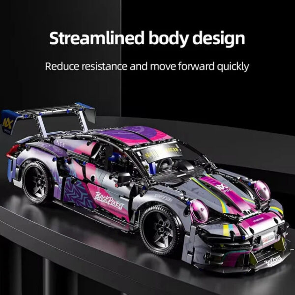 a4f07a081534f267 2024 1611Pcs New Tech Building Blocks Super Racing Cool Model Smooth Design ABS Material Birthday Gift For Kids Without Boxe