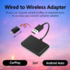 NEW Wireless Mini Box 2in1 CarPlay Android Auto Wireless Adapter Smart Mini Box Plug And Play Dongle Bluetooth WiFi Fast Connect