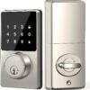 a5017efdf1ee354e Smart Lock with password, Keyless Entry Door Lock with Touchscreen Keypads, Easy to Install, App Unlock, 50 User Codes