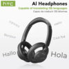 HTC HP06 Bluetooth V6.0 Wireless Open-Ear Headphones Foldable Punchy Bass Headset for PC Laptop phone TV lightweight Hollow Airy