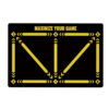 a51a5ae4e145254c Football Footstep Mat Mat-Silent Shock Absorption Props Sports Soccer Tool Suitable for Indoor Home Training