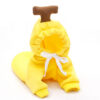 Cute Fruit Dog Clothes Hoodies Warm Fleece Pet Clothing Cat Costume Coat for Puppy Small Medium Dogs Cats