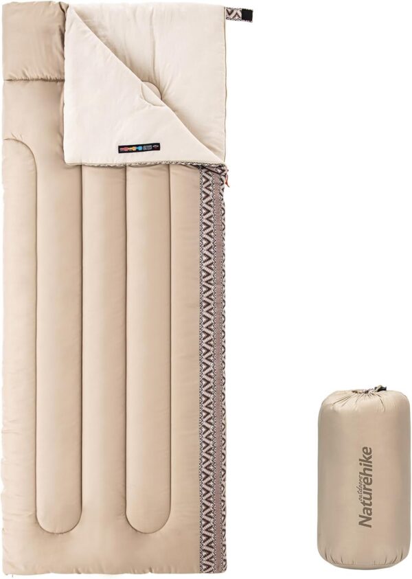 a524674ab2873d98 Naturehike Sleeping Bag for Adults,Lightweight 3 Season Rectangular Sleeping Bag