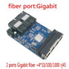Fiber Switch 4 RJ45 UTP 2 SC Gigabit Fiber Optical Media Converter 2SC 4 RJ45 2G4E Ethernet PCBA board