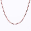 a531d98d8b30e26b Pure Sterling Sier Starlight Diamond Chain Necklace for Women ,S 2mm Scimitar Ball Beads Collar fit Pendant DIY Jewelry