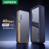 a53f1a2b5348d116 UGREEN 40Gbps NVMe SSD Enclosure M.2 to USB4.0 SSD Case Compatible with M.2 NVME PCIe Built-in Cooling Vest Aluminum Case
