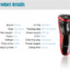 Rechargeable shaver washable trimmer barbeador face men shaving hine groomer beard kemei 3D electric razor