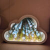 a543143c24120769 1pc Handmade DIY Creative Gift Tulip Flower Sea Night Light, Atmosphere Lamp, When The Light Is Turned Off, It Functions As A Mi