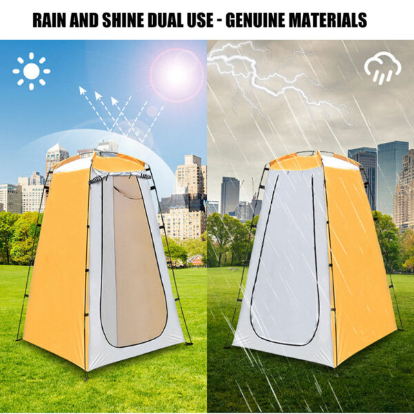 Portable Privacy Tent Outdoor Waterproof Changing Room Shelter for Camping Hiking Folding Beach Toilet Shower Bathroom