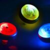 a555fb44197bd640 Luminous Rotating Gyro Gun Parents and Children Outdoor Battles Boys Light Toys