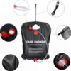 a561118c85f5923c Outdoor Shower Bags 20/40L Foldable Solar Shower Bag Outdoor Bath Water Bag Camping Sun Compact Heated Water Shower Bags Scrubbi