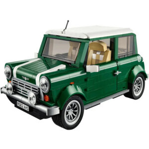 In Shock Classic Technical MINI Retro Vintage Car Building Blocks Cooper VII Compatible 10242 Model Sets Bricks Kids Toy Gift