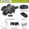 a590f9d9b4e5971d L900 Pro GPS Drone 4K Professional HD Dual Camera 5G Wifi Photography Brushless Foldable Quadcopter RC Distance 1.2KM Dron Toy