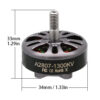 a59282f1395f810c 4pcs/lot Angel A2807 KV1300 6S/ 1500KV 5S/ 1700KV 4S Brushless CW Motor For 7inch Long Range FPV Freestyle Drone Accessories