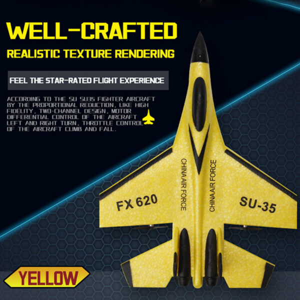 RC Aircraft SU-35 2.4G Radio Remote Control Fighter Plane Glider Airplane Foam Boys Toys for Children