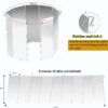 a5a5118dde6da21a Profiwoab 9 Plates stove windshield Foldable Outdoor Camping Cooker windshield Wind Screen camping gas windshield