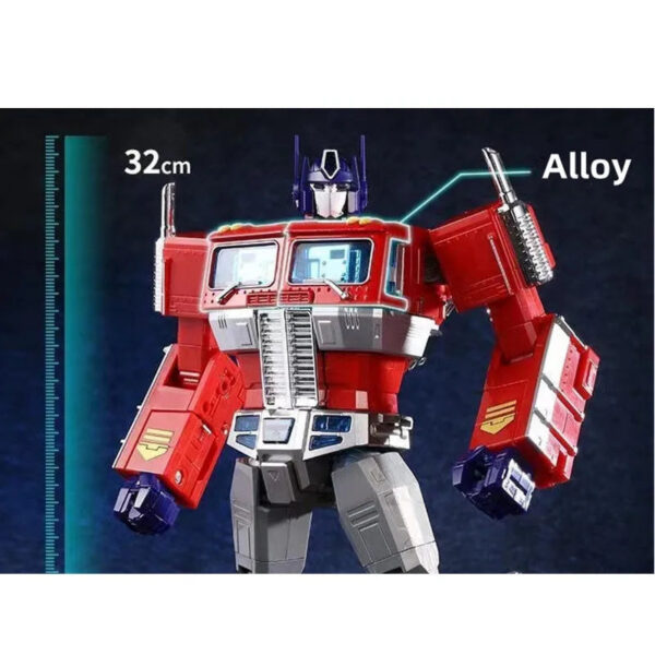 a5aa8a36f579b8a9 32cm Alloy Transformation Robot Optimus Prime Action Figure Collection Model Toys Boxed