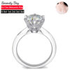 Serenity GRA Certified 1-5CT Moissanite Rings Lab Diamond Solitaire Ring for Women Engagement Promise Wedding Bands Fine Jewelry