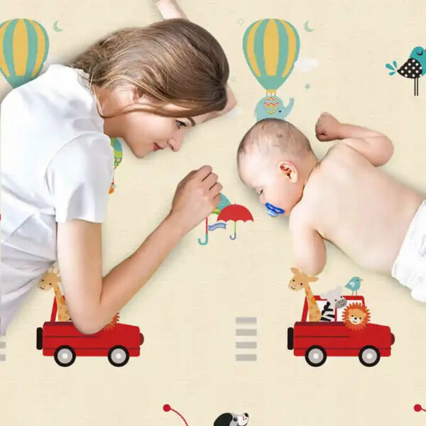Portable Waterproof Foldable Play Home Travel Baby Mat for Activities, Camping and Beach