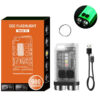 a5f2d6fd7251233d Mini Portable Key LED Flashlight TYPE C Rechargeable Camping Hiking Lantern High Power Luminous Flash Light Pocket Torch