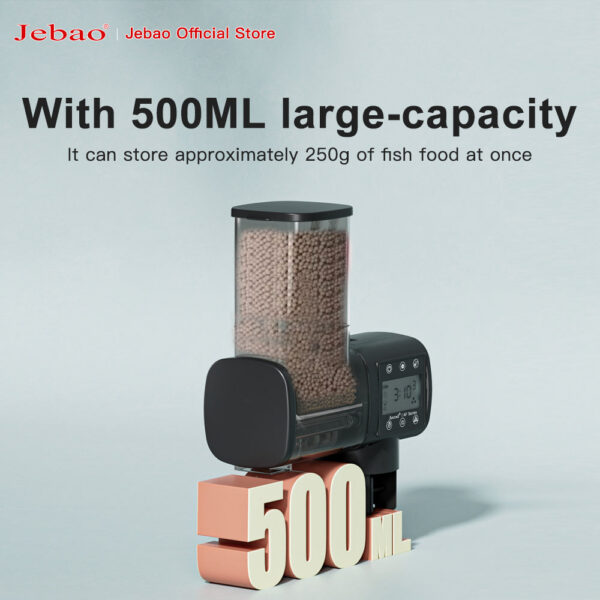 a5fafa3a9b40409a Jebao Jecod New Aquarium Tank Intelligent Automatic Feeder Digital Timing Wifi Wireless Remote Control Fish Feeding