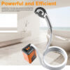 a60de43c53e896a7 Outdoor Electric Pump Portable Camping Rechargeable Battery Powered Shower Waterproof for Beach Pet Watering