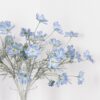 a61d134f8beb2cc0 2 Pcs Artificial Fake Flowers Plants Cosmos Silk Flower Arrangements Wedding Bouquets Decorations Plastic Floral Table Centerpieces for Home Kitchen Garden Party Decor Approx 23.6'' High - Light Blue