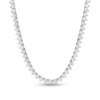 a6359d92b477d341 1carat Heart Cut Moissanite Tennis Necklace Bracelet Jewelry Set for Women Sier Diamond Neck Chain Choker with Certificate
