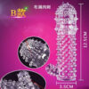 a640f443383b68ca Spike Condoms Penis Extension Sleeves Sex Toys for Men Delay Ejaculation Reusable Condoms Enlargement Sperm Lock Cock Ring