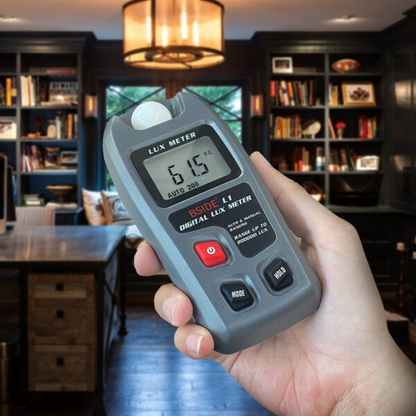 BSIDE Digital Illuminometer 0~200,000 LCD Pocket Light Meter /FC Measure Tester Sensor Photometer meter