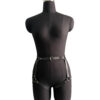 Women Sexy Bondage Harness Set Leather Lingerie Fetish Couple Underwear Thigh Garter Stocking Women's Harness Bra Sword belt