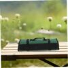 HEMOTON Tasche Für Outdoor-kochmesser Kochtasche Kochmesser Tragetasche Tasche Für Sushi-Messer Messer Vitrine Aufbewahrungstasche Für Küchenmesser Köche Fall Dark Green Stoff