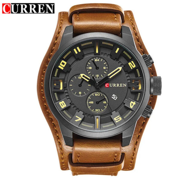 a666a5986668cfcd New Watches CURREN Luxury Brand Men Watch Leather Strap Fashion Quartz-Watch Casual Sports Wristwatch Date Clock Relojes 8225
