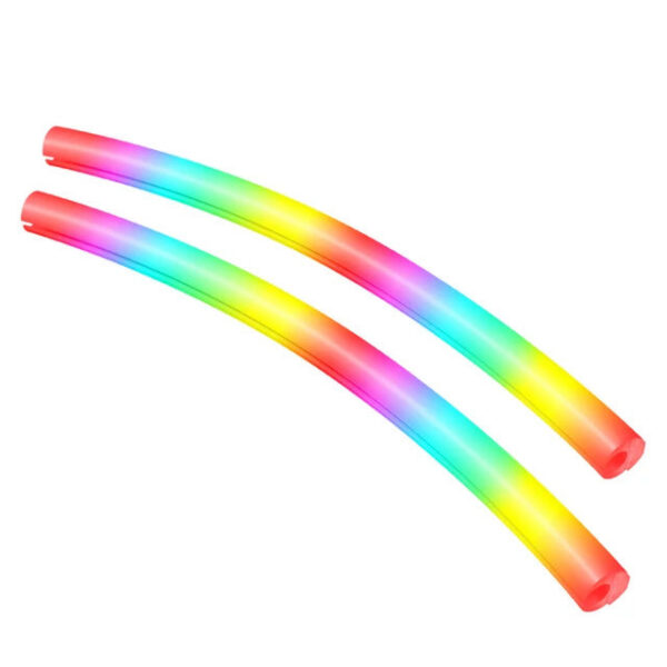 a66fa1fb91d39c6c 2pcs Liquid Light-emitting Aura Sync Luminous Water Coog Tube Silicone DIY 5V 3PIN ARGB PC Case Decorative