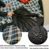 GEERTOP Schlafsack XXL 4 Jahreszeiten Flanell Campingschlafsack Übergröße 220x100cm für Erwachsene Outdoor Rucksackreisen, Wandern