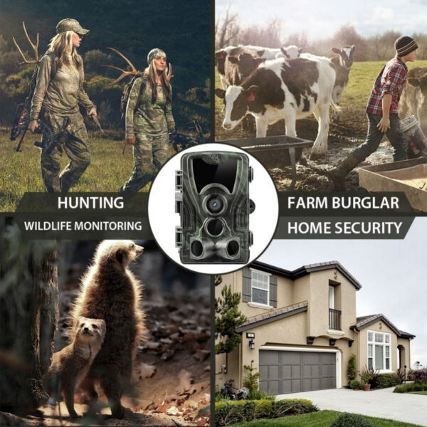Hunting Night Vision HC801A With Motion Activated Outdoor Trail Camera Trigger Wildlife Scouting