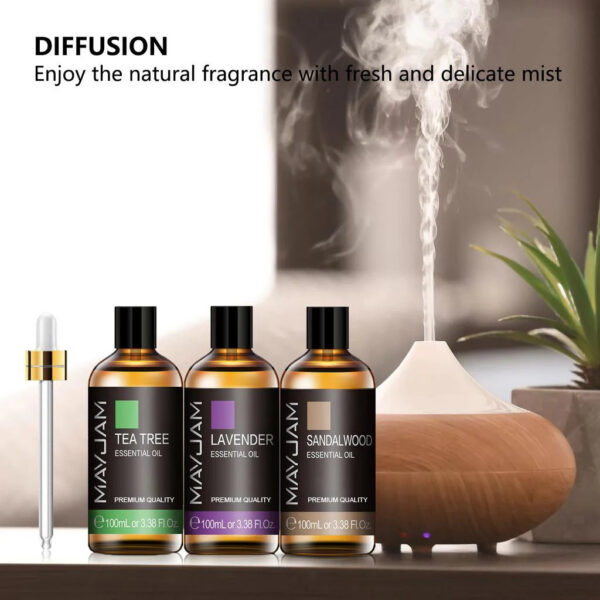 a683f633357311d7 100ml Essential Oils For Humidifier Aromatic Diffuser Lavender Eucalyptus Rose Ginger Lemongrass Fragrance Oil Making Candles