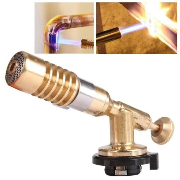 a6a16ced1a6266d3 Burner Gas Torch Flame Gun Blowtorch Cooking Soldering Butane AutoIgnition Gas-Burner Lighter Heating Camping