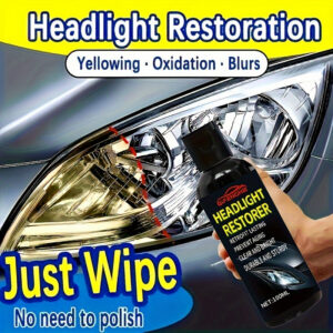 a6c95b82e60c7db0 Restoration Kit - Plastic Applicator Included, Clear Headlight Repair Solution for Oxidation, Blurring & Yellow
