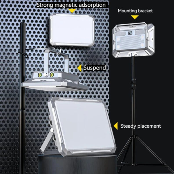 a6cb624f972120c0 LED Camping Tent Light Rechargeable Searchlight High Power Outdoor Emergency Lighting Waterproof Portable Hanging Night Lamps