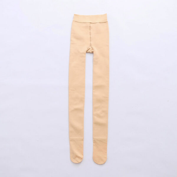 a6cc2222f8daace6 Women's autumn and winter one-piece pants Plush thickened pantyhose bare leg socks warm skin color Leggings for women
