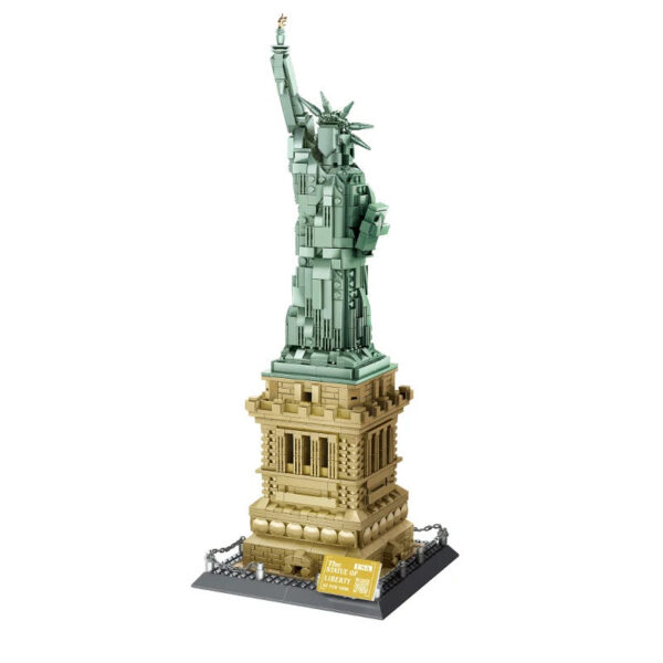 a6e7c5626a28a28e WG5227 1577Pcs Bricks 1/ 1 World Architecture Liberty Statue Model Building Blocks/Plastic Toys For Kids Adult boys Gift
