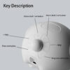 a6f0c6b10356a2f0 Night Cute Expression Child Alarm Clock Voice Controlled Light Multifunctional For Home Thermometer