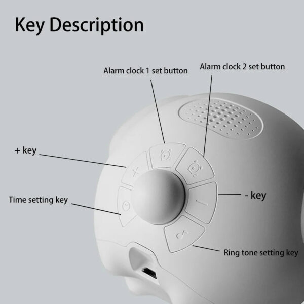 a6f0c6b10356a2f0 Night Cute Expression Child Alarm Clock Voice Controlled Light Multifunctional For Home Thermometer