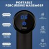 Mini Muscle Massage Gun Protable Deep Handheld Percussion Massager For Body Back And Neck Leg