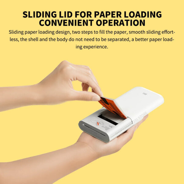 a705b4bb31c89c69 Xiaomi AR Printer 300dpi Portable Photo Mini Pocket With DIY Share 500mAh Picture Printer Pocket Printer Work With Mihome APP
