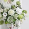 a7076f126e6ef314 YYHUAWU Artificial Flowers Combo Set Fake Flower Leaf Box with Stems for DIY Wedding Bouquets Centerpieces Arrangements Baby Shower Party Home Decorations