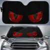 Car Solar Protection Cartoon Big Eyes Heated Windshield Sunshade Car Window Windscreen Cover Sun Shade Auto Sun Visor